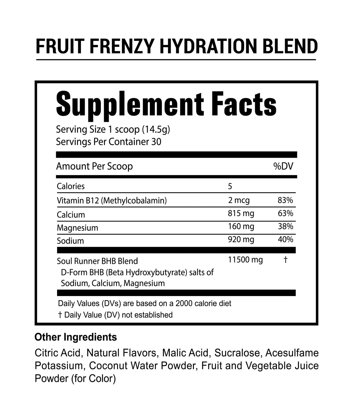 CheetahFuel Hydration Blend - Fruit Frenzy