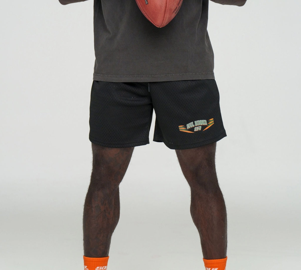 Soul Runner University Black Shorts