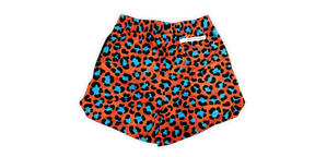 Cheetah Shorts - Orange